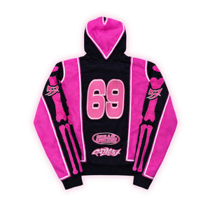 OMAR COURTZ - The Heart Of Ousi Oversized Zip Hoodie