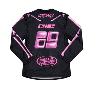OMAR COURTZ  - Oversized Racing Tee