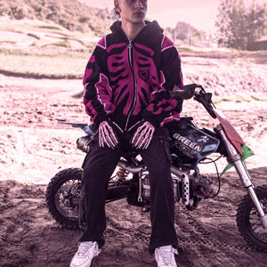 OMAR COURTZ - The Heart Of Ousi Oversized Zip Hoodie